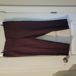 Loft Marisa style maroon size 14 pants